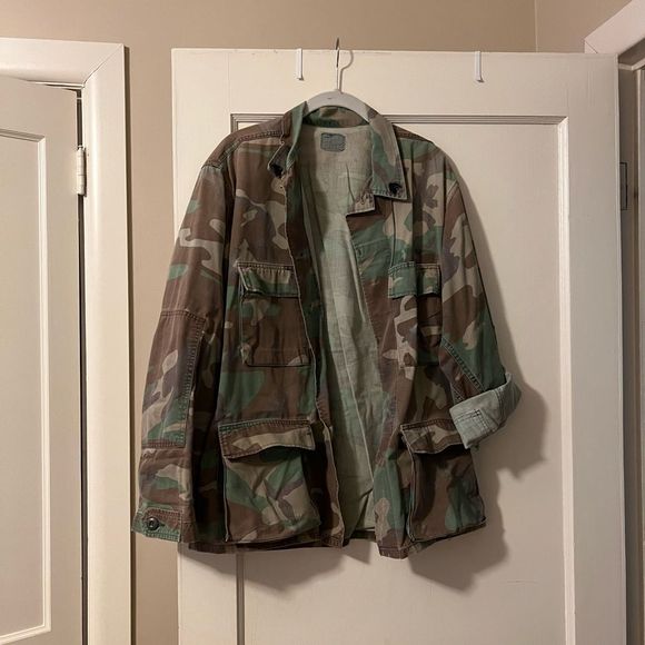 Jackets & Blazers - Vintage Camo Army Jacket